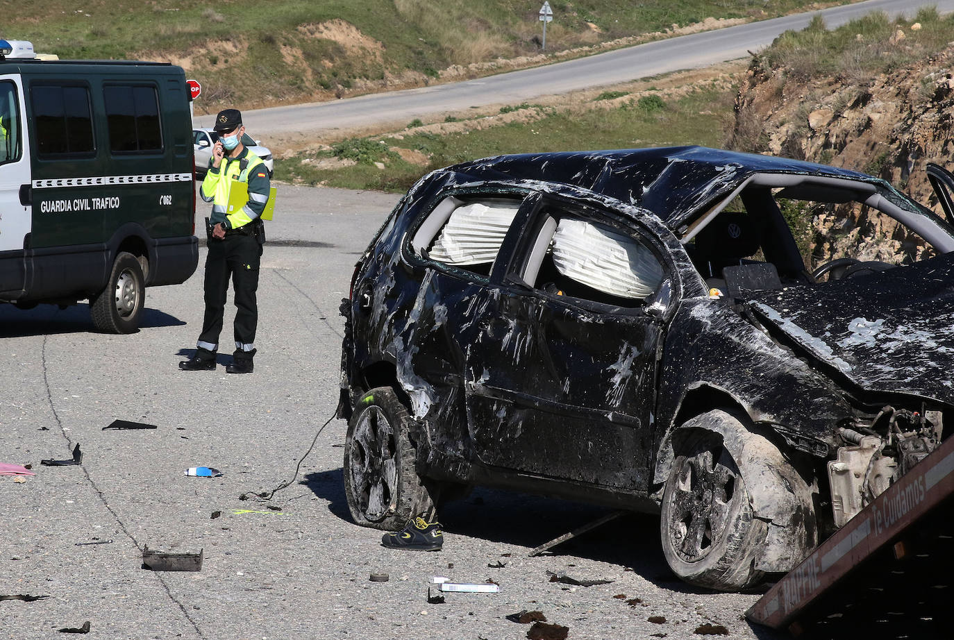 Accidente mortal en la SG-20 de Segovia 