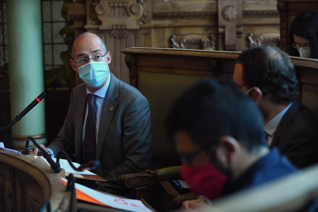 Fotos: Pleno en el Ayuntamiento de Valladolid