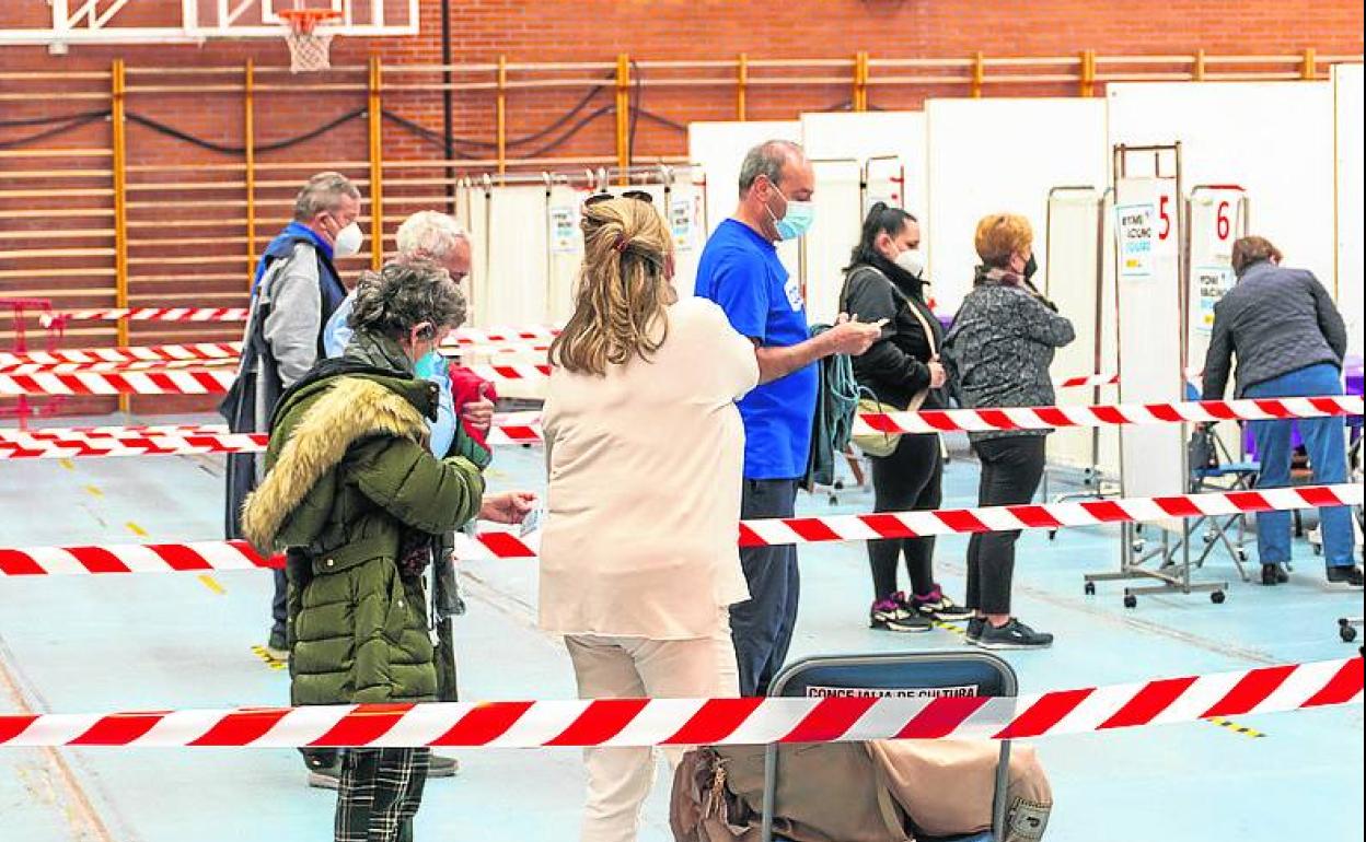 Última vacunación masiva, el pasado viernes. 