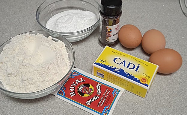 Imagen principal - Recetario Degusta: Plum cake con virutas de chocolate