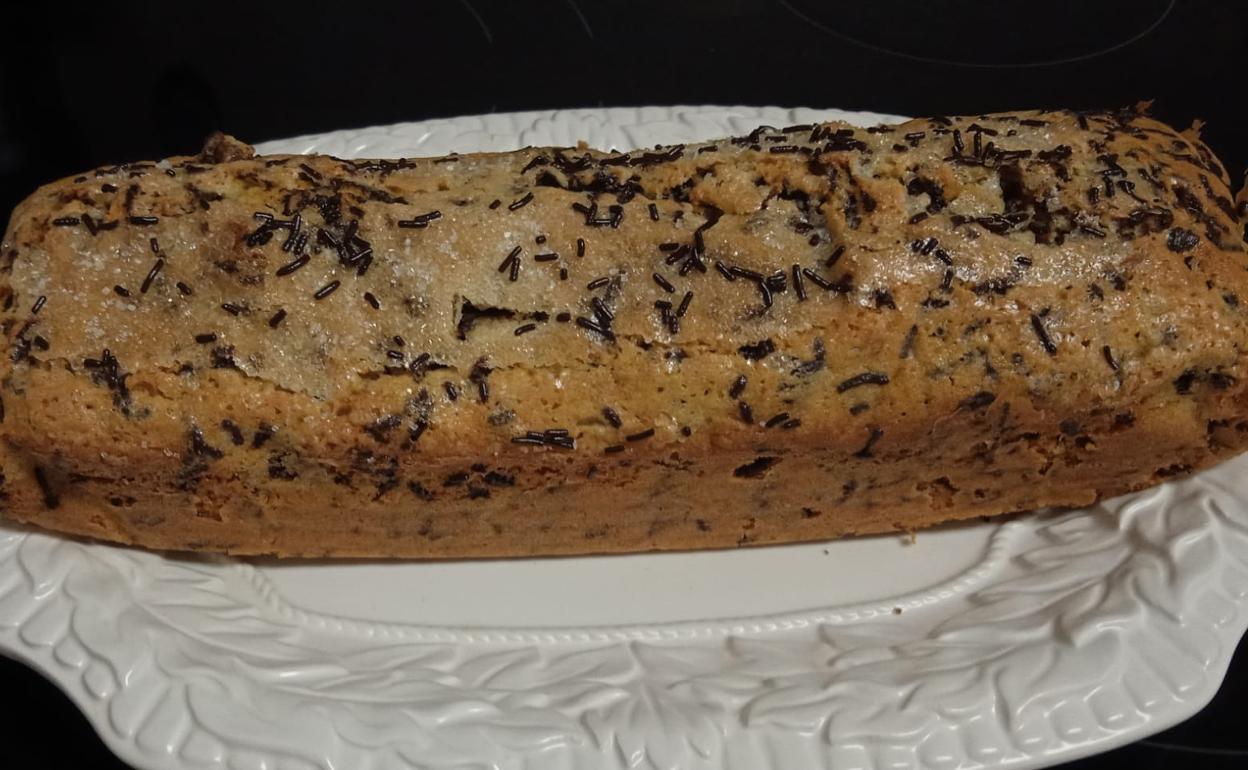 Recetario Degusta: Plum cake con virutas de chocolate