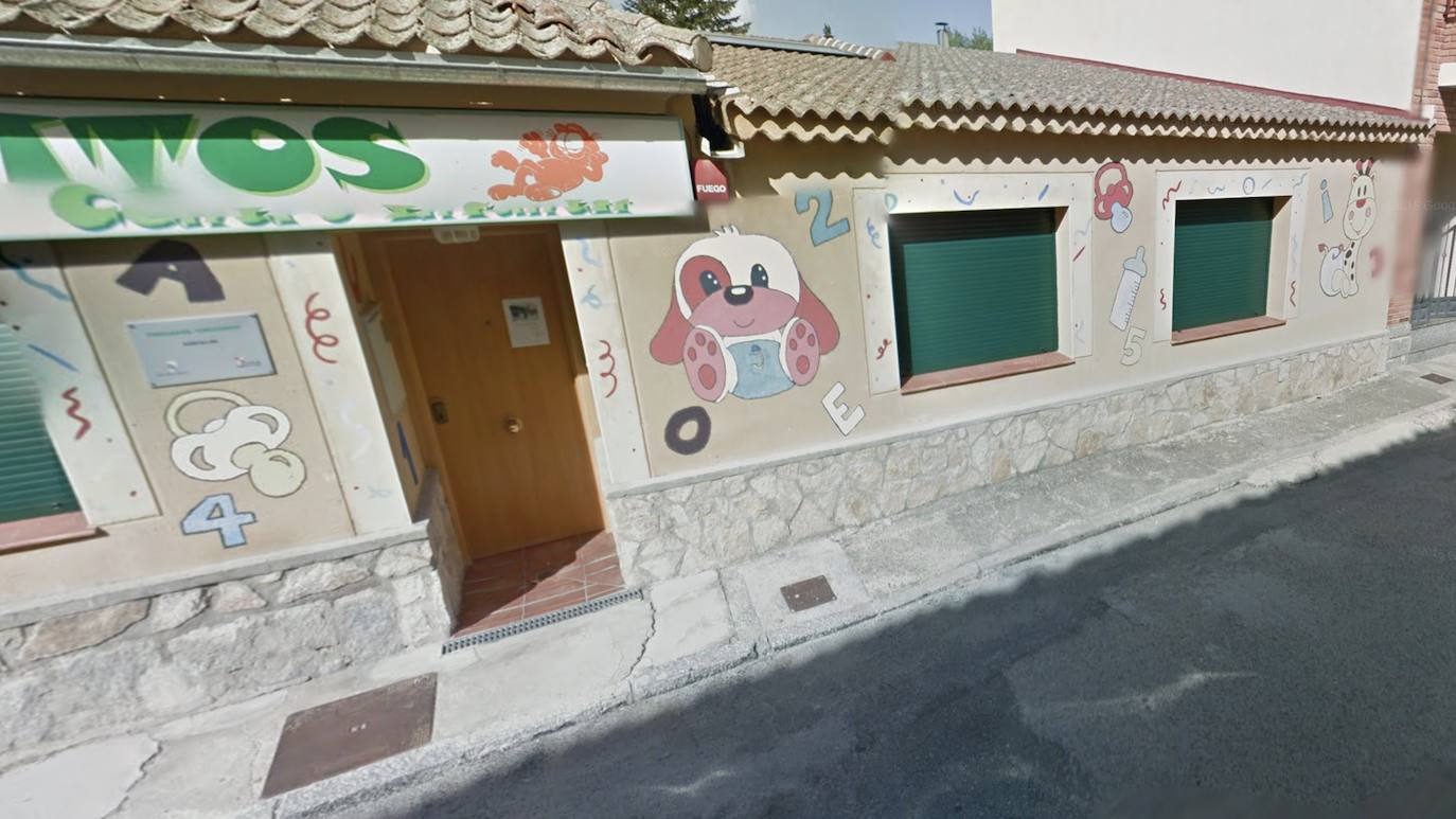 Entrada a la guardería de Garcillán.