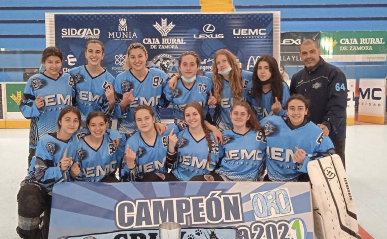 Equipo femanino del CPLV, campeón de Liga 