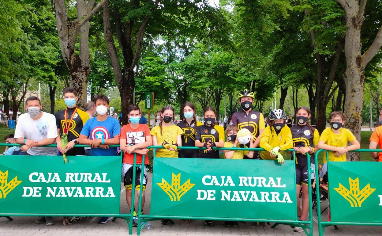 Integrantes del Rolling Lemons en Pamplona. 