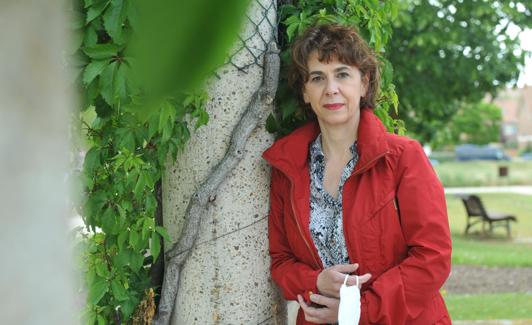 Carmen Quirce, enfermera de la Residencia Asistida de Valladolid, situada en La Rubia.
