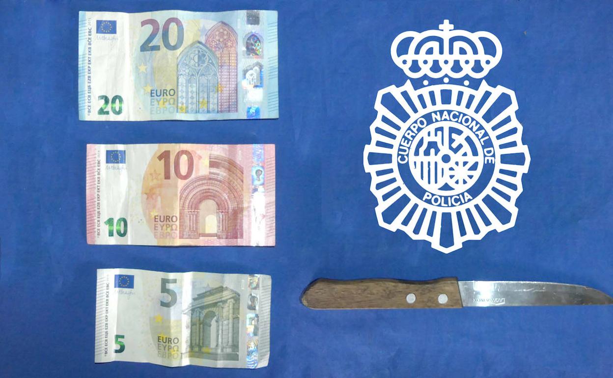 Detenido tras robar a punta de cuchillo en dos comercios de Salamanca en apenas 20 minutos