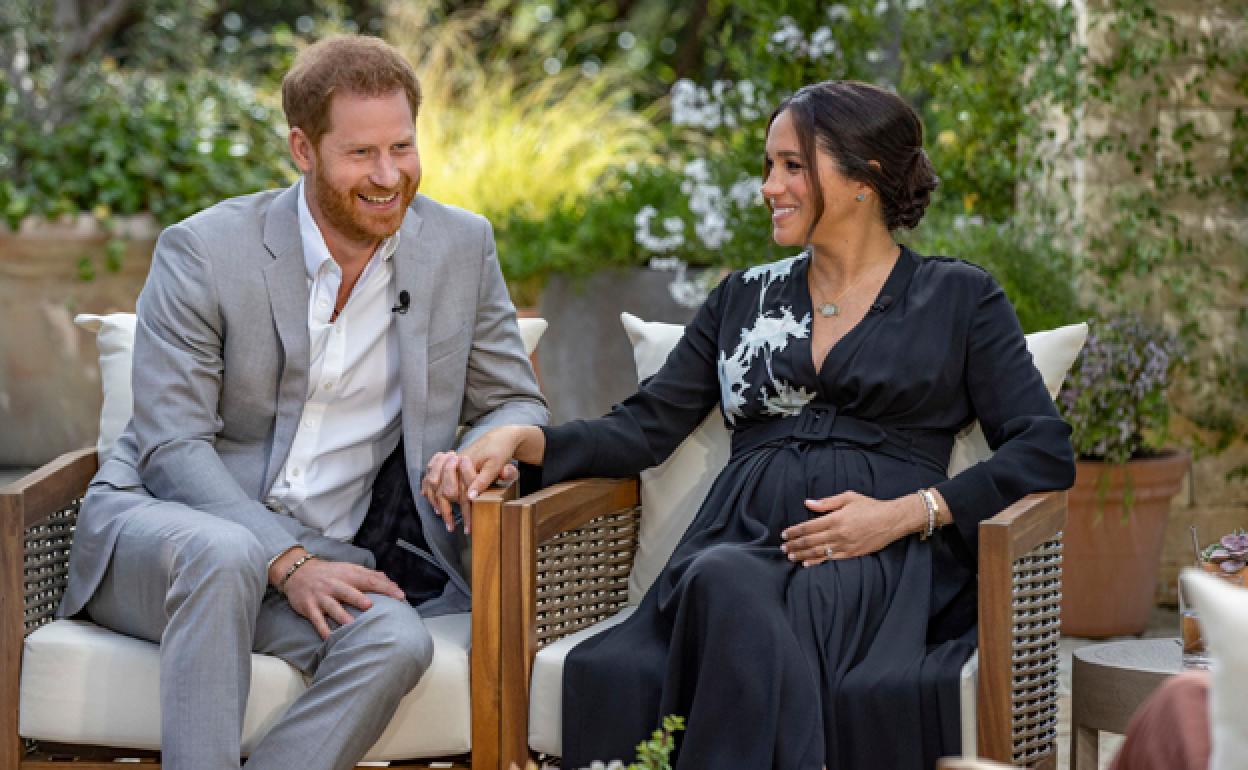 El ríncipe Harry y Meghan Markle, duques de Sussex. 