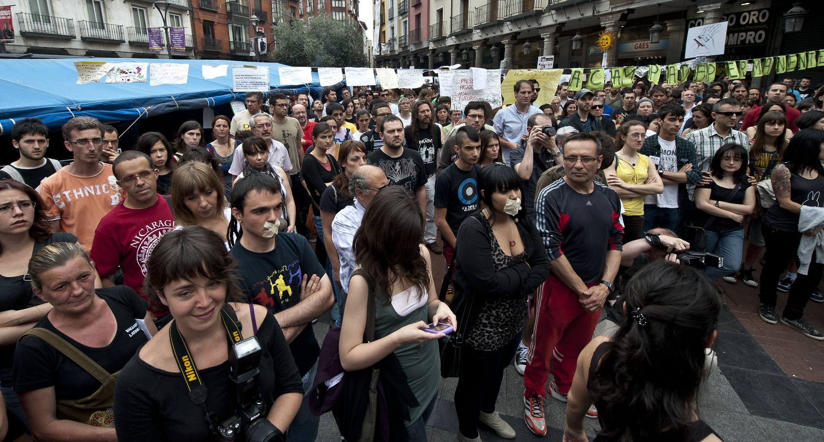 Fotos: Diez años del nacimiento del movimiento 15M en Valladolid