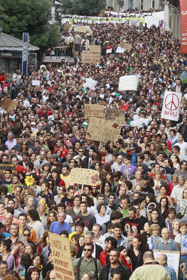 Fotos: Diez años del nacimiento del movimiento 15M en Valladolid