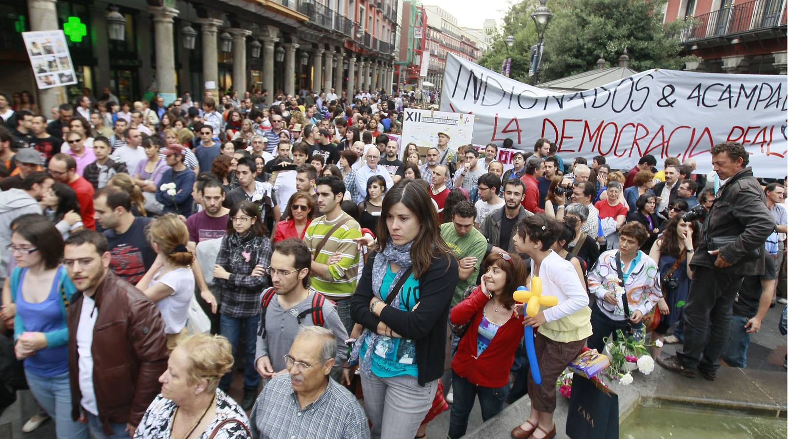 Fotos: Diez años del nacimiento del movimiento 15M en Valladolid