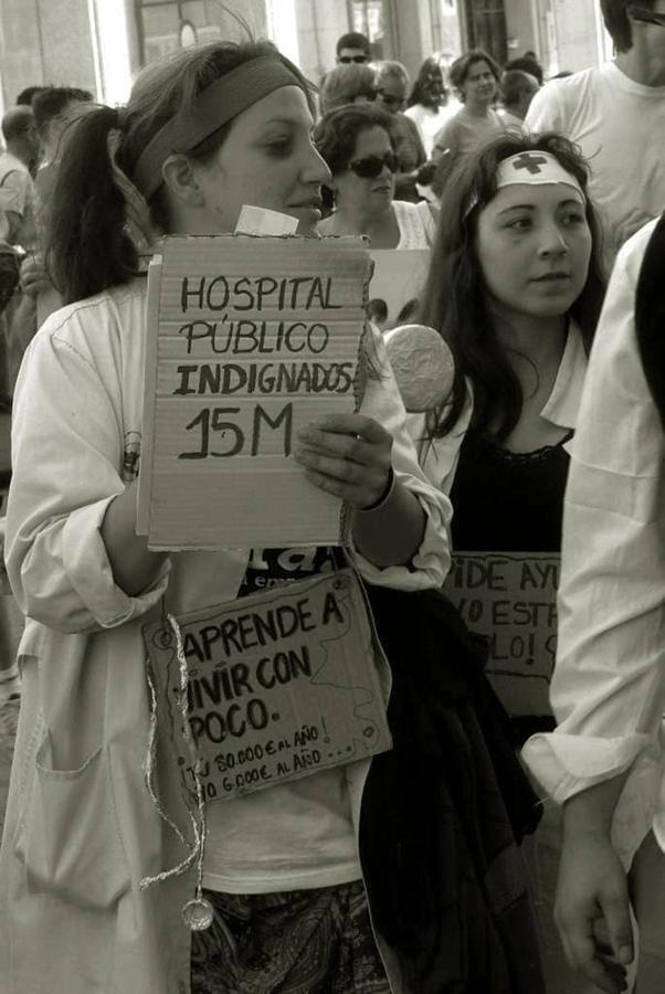 Décimo aniversario del movimiento 15-M en Segovia.