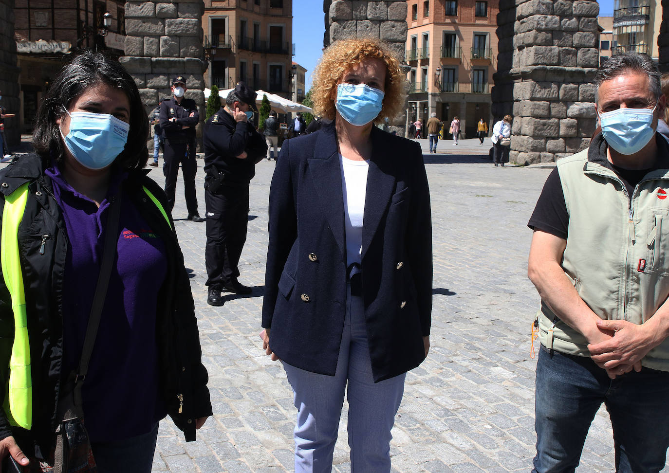 Tractorada por las calles de Segovia 