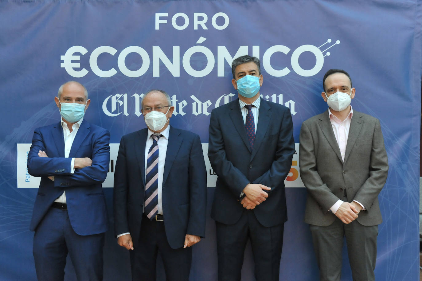 Asistentes al Foro Económico de El Norte de Castilla, con Jorge Valdano