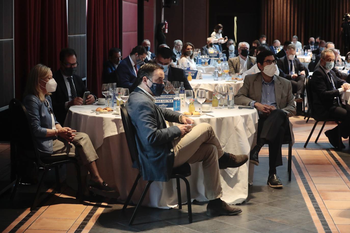 El exfutbolista, exentrenador y actual comentarista y empresario Jorge Valdano, en el Foro Económico de El Norte de Castilla.