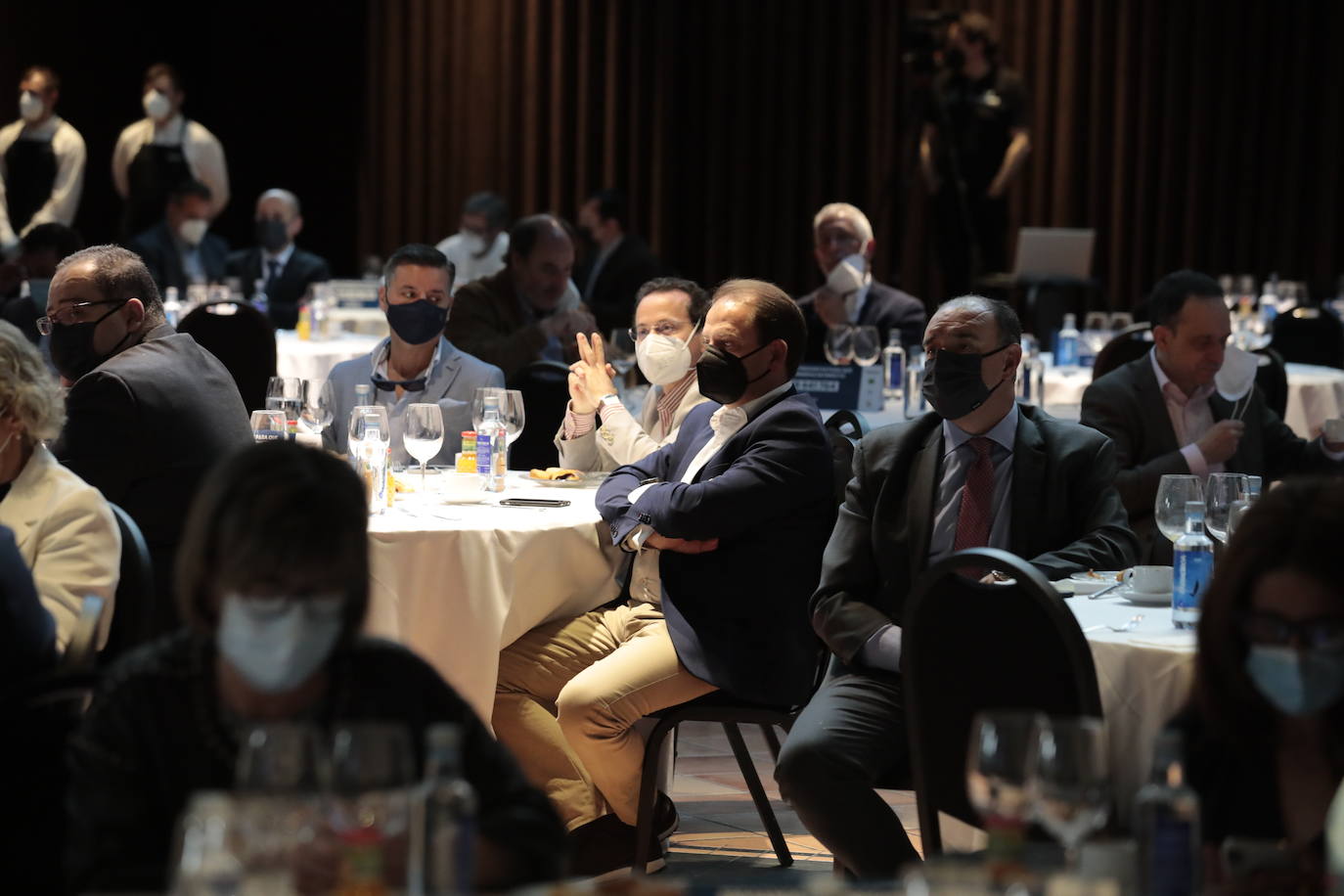 El exfutbolista, exentrenador y actual comentarista y empresario Jorge Valdano, en el Foro Económico de El Norte de Castilla.