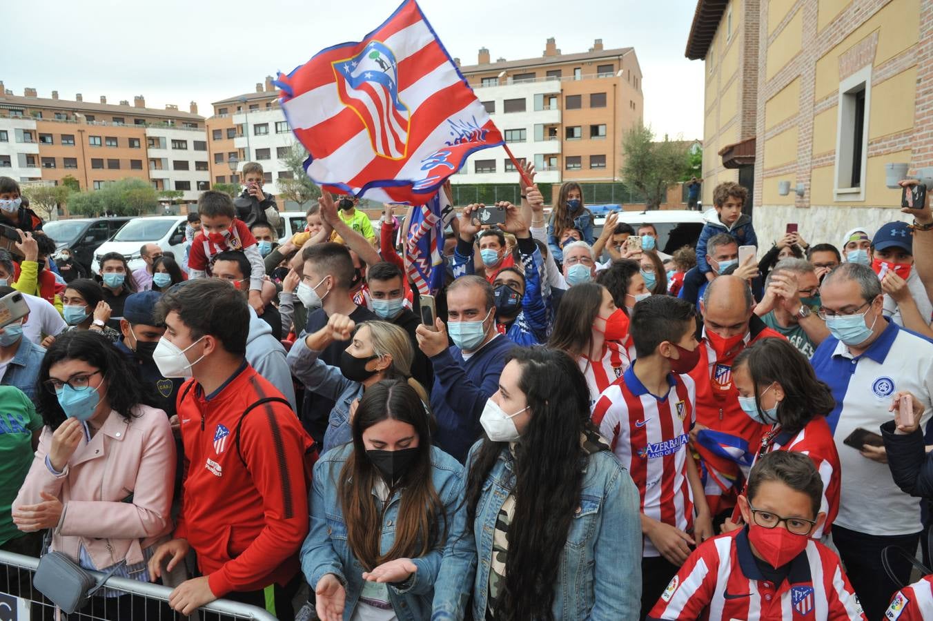 Fotos: El Atlético de Madrid llega a Valladolid