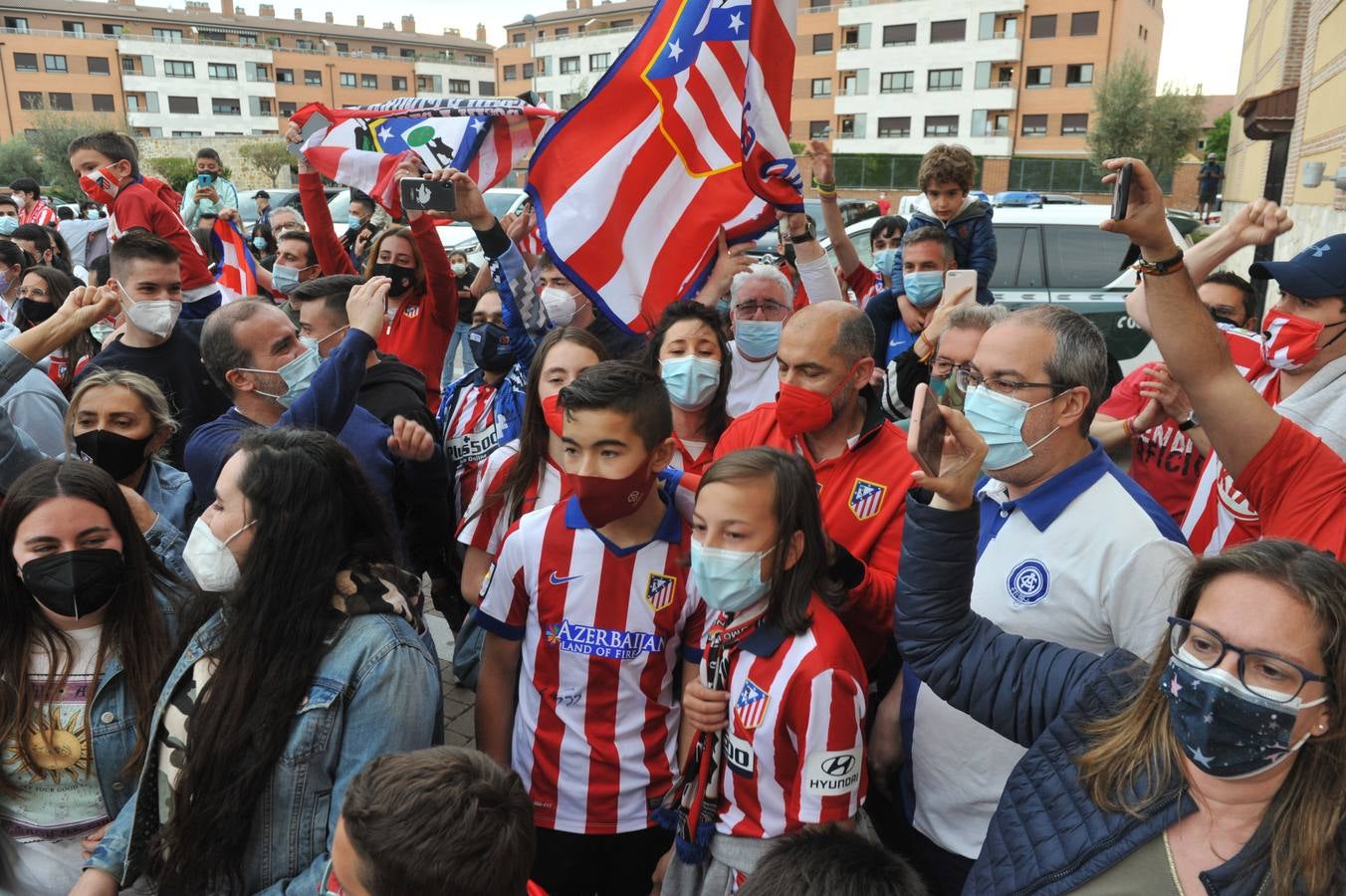 Fotos: El Atlético de Madrid llega a Valladolid