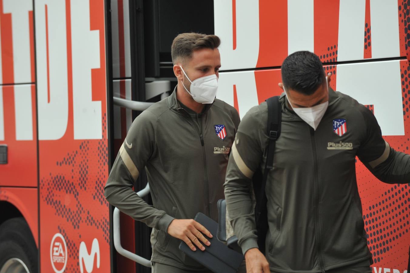 Fotos: El Atlético de Madrid llega a Valladolid