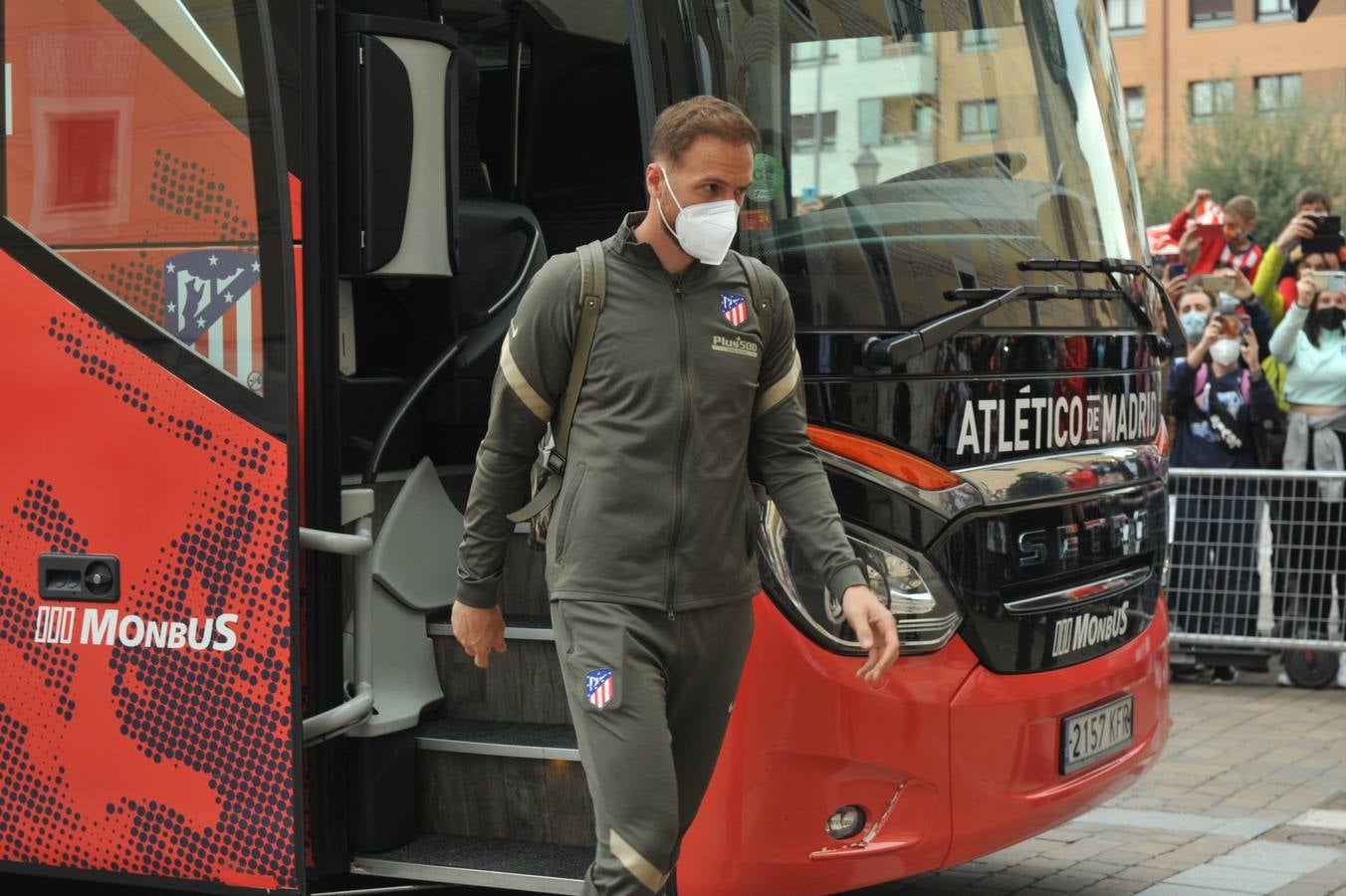 Fotos: El Atlético de Madrid llega a Valladolid