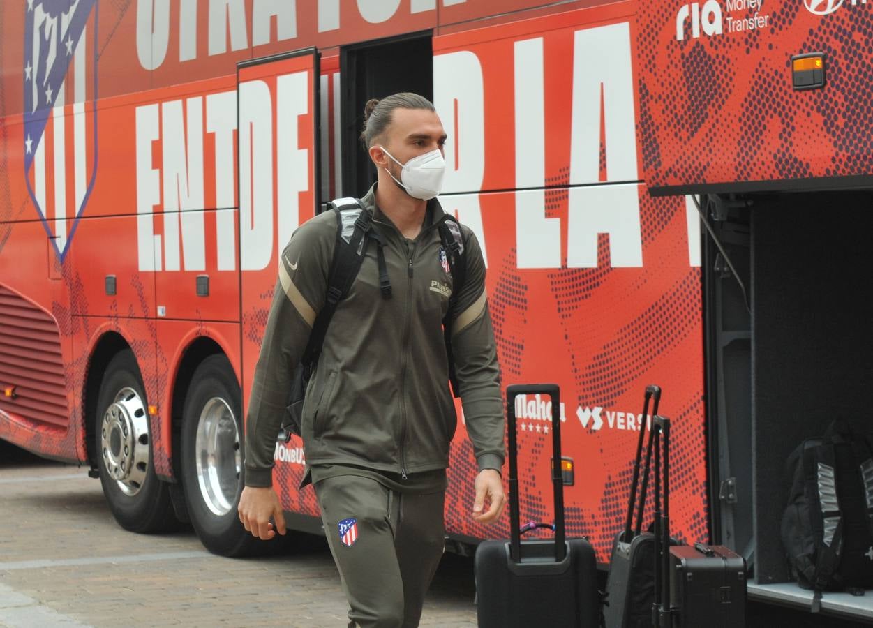 Fotos: El Atlético de Madrid llega a Valladolid