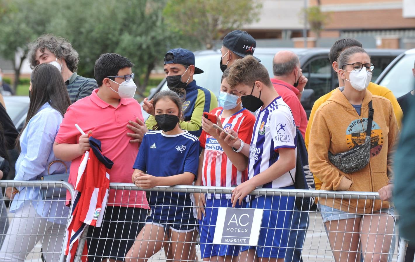 Fotos: El Atlético de Madrid llega a Valladolid