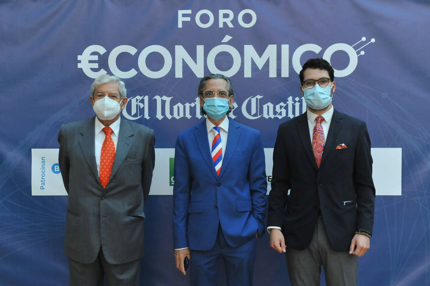 Jesús Gerbolés, Juan Carlos de Margarida y Saúl Amado (Colegio de Economistas).