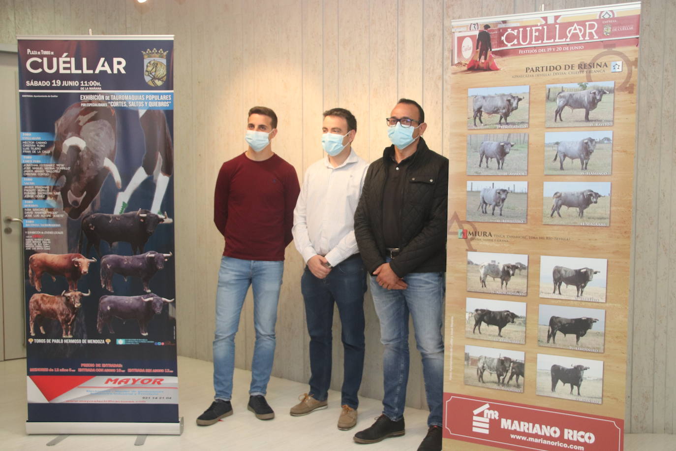 Presentación de la exhibición de tauromaquias.