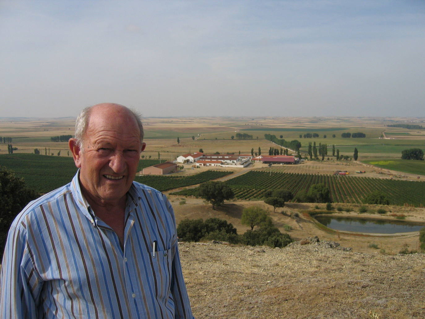 Alejandro Fernández, en Pesquera de Duero en 2004. 