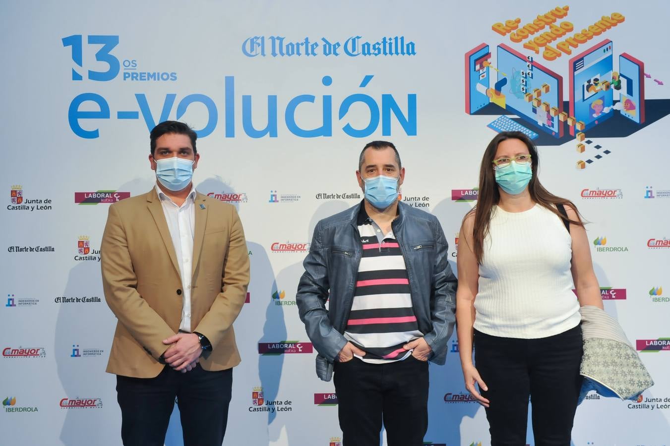 José Colodrón, Juan Narro e Itziar Villanueva.