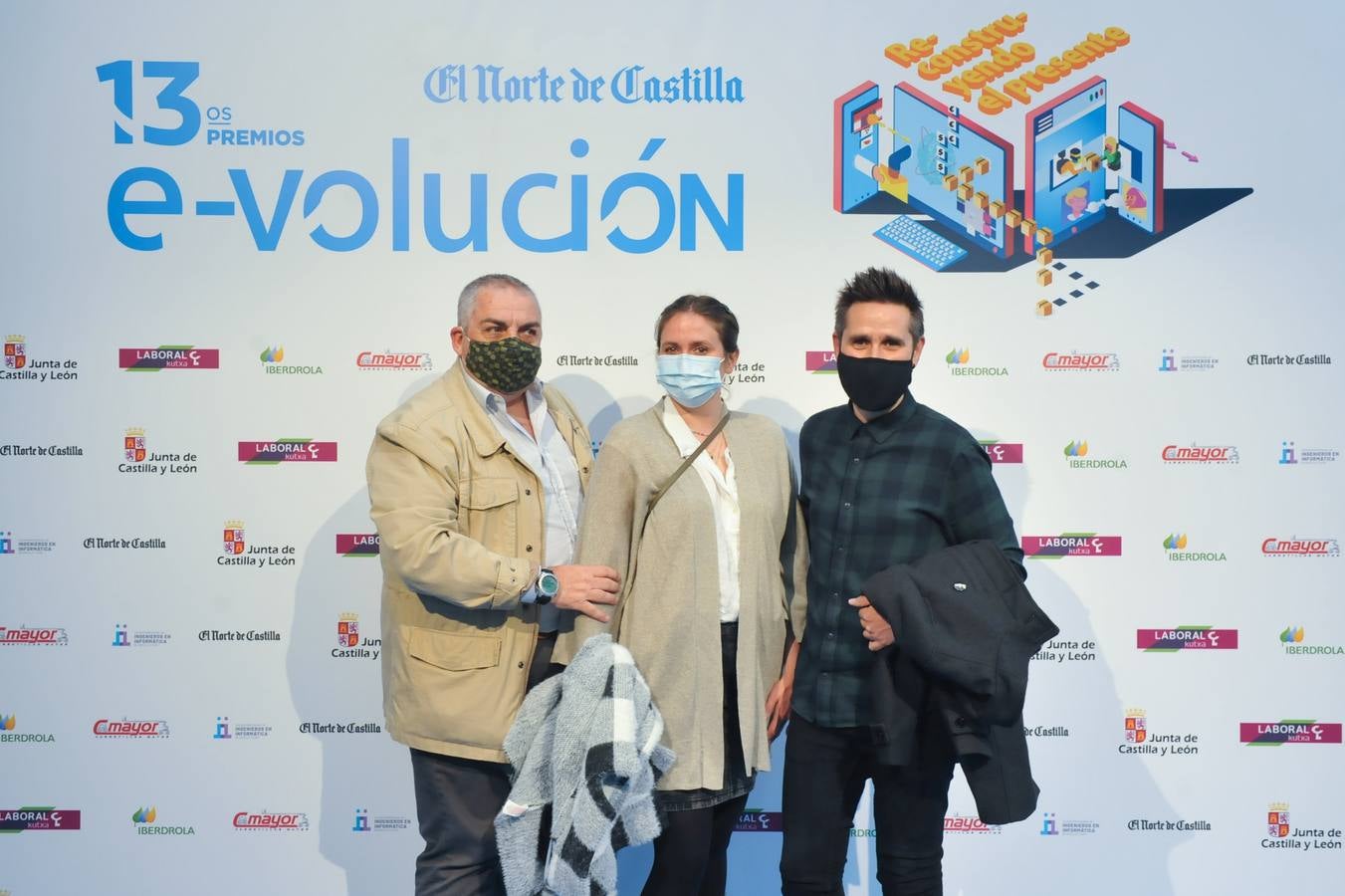 Ángel Montalbán, Pepa Gallego y Eduardo López.