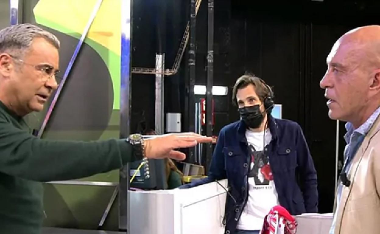 Jorge Javier Vázquez, enfrentado a Kiko Matamoros. 