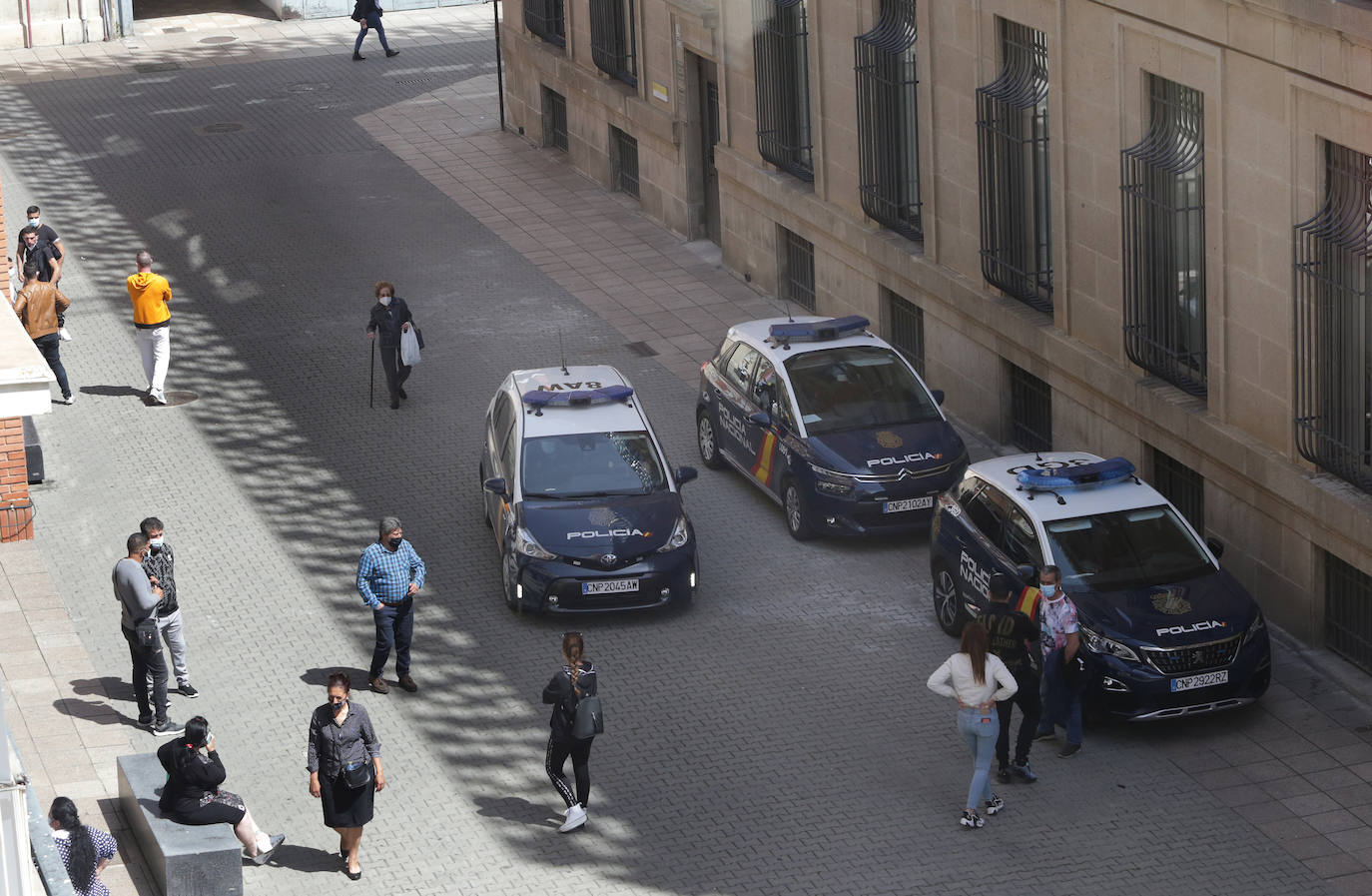 Fotos: Declaran en Palencia los detenidos en la redada de prostitución y drogas