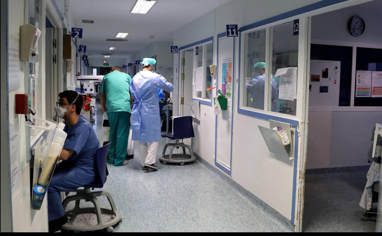 UCI del hospital Clinico de Valladolid.