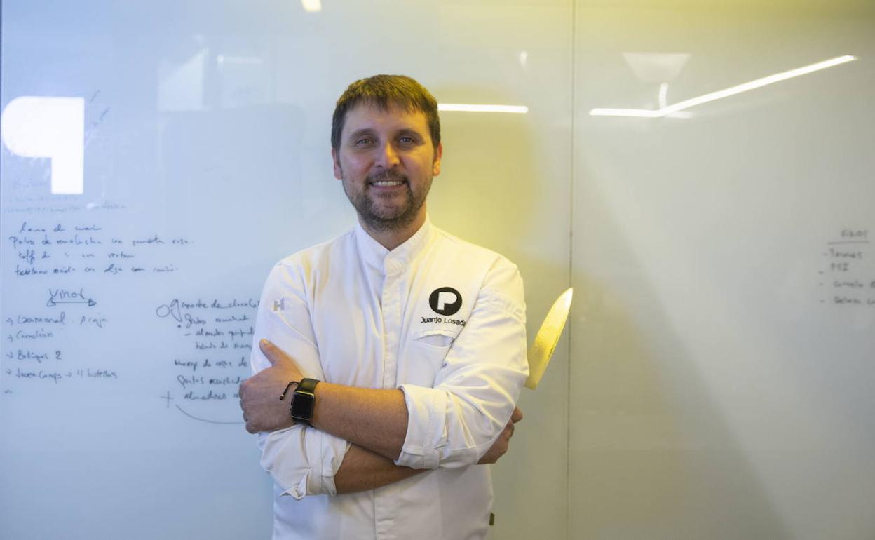 Juanjo Losada, chef del restaurante Pablo de León. 