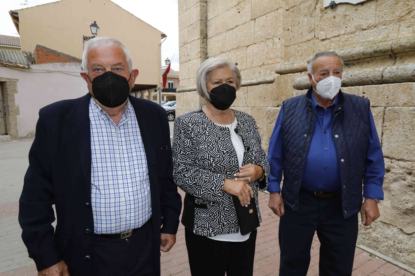 Federico Fernández (hermano de Alejandro Fernández), su mujer Celia Rodríguez, y su cuñado Jacinto Casado. 