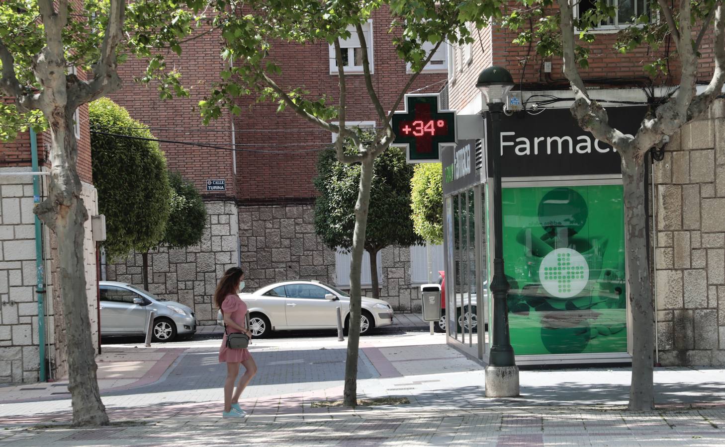 El calor saca a los vallisoletanos a la calle