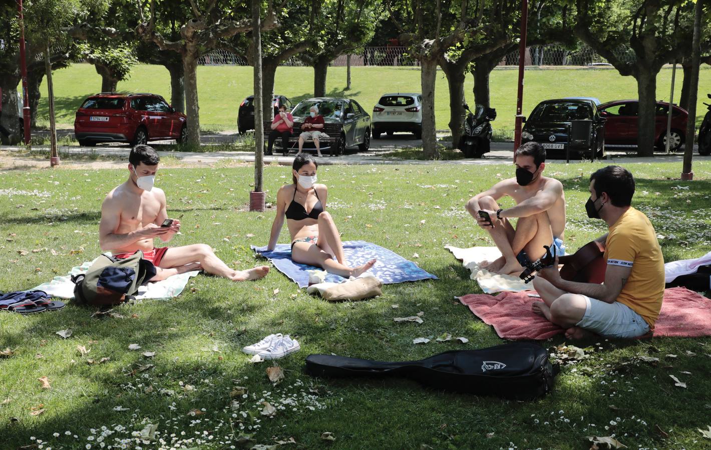 El calor saca a los vallisoletanos a la calle