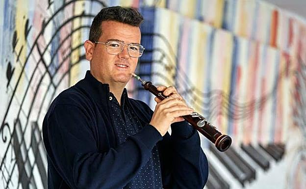 El maestro dulzainero Germán Alameda.