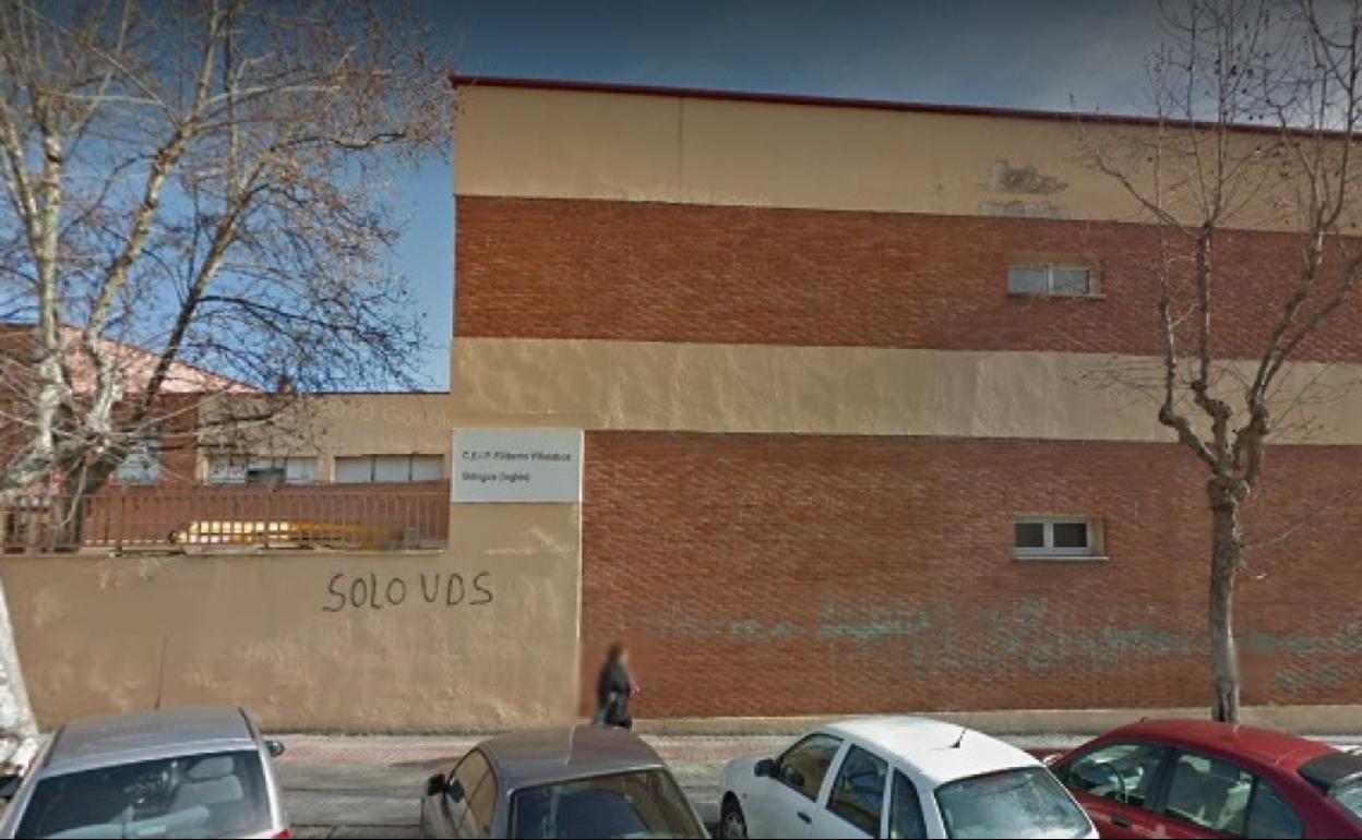 Un aula del CEIP Filiberto Villalobos de Salamanca, en cuarentena por covid