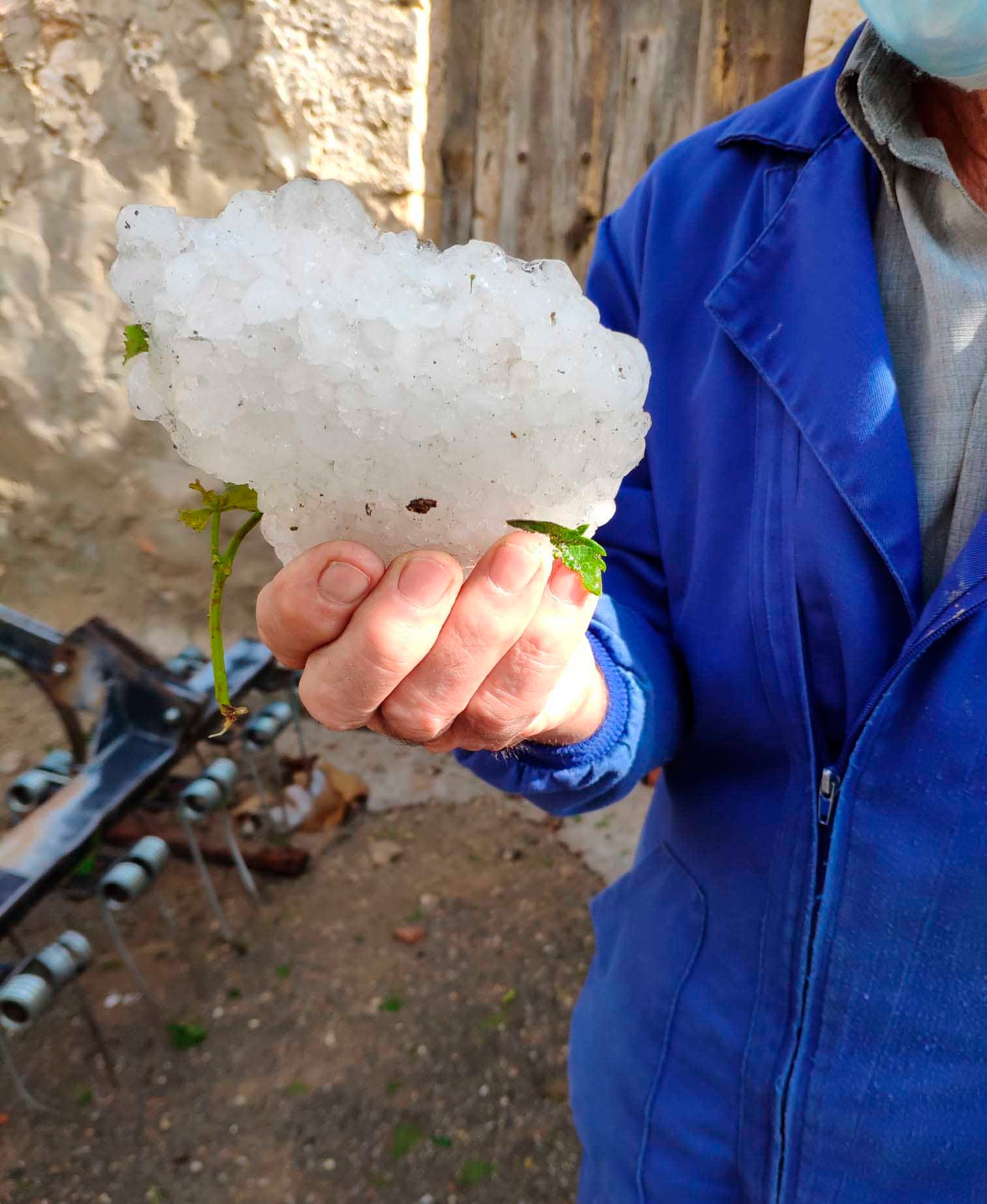 Granizo en Pesquera de Duero