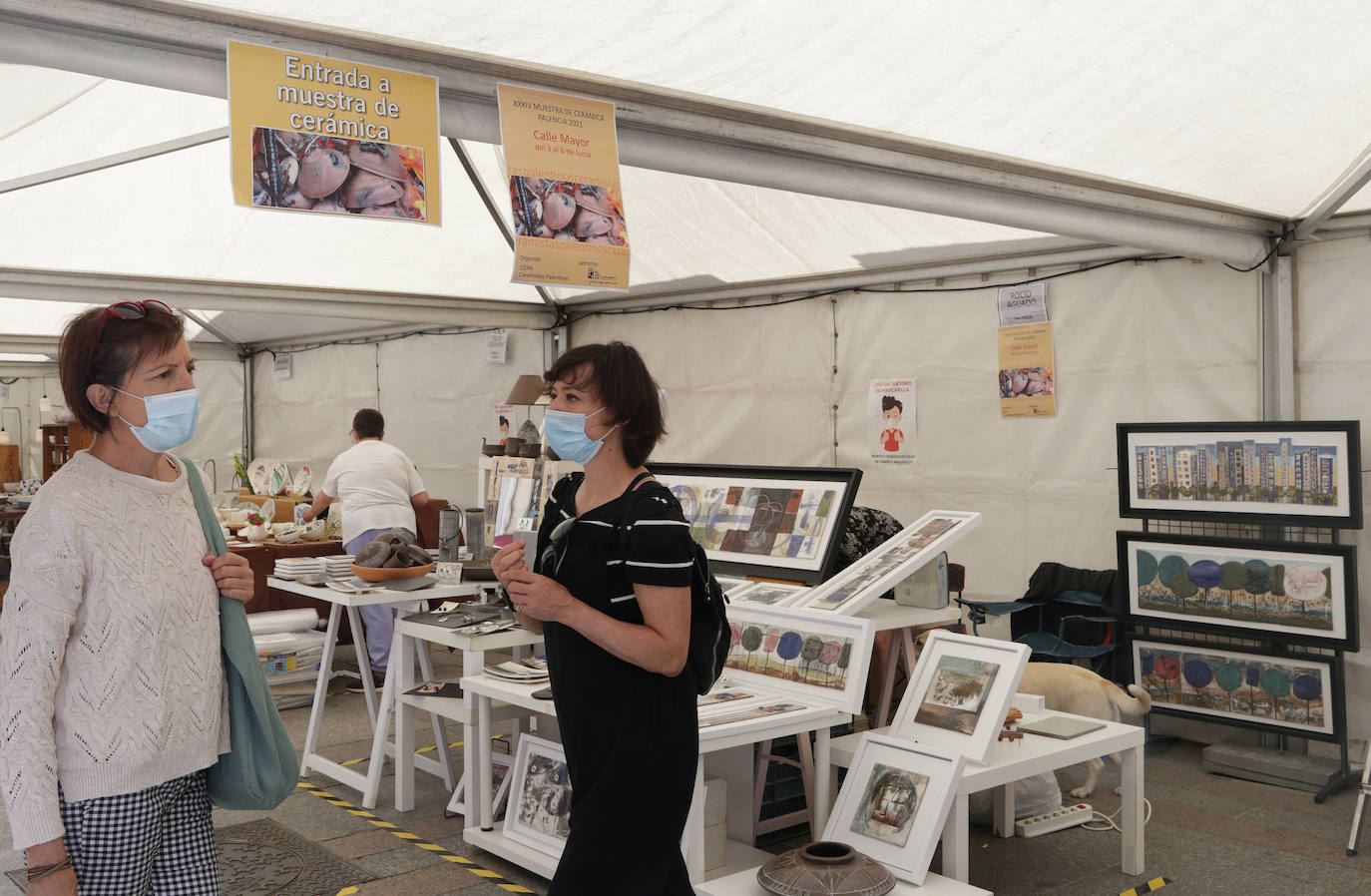 Fotos: Feria de cerámica en la Calle Mayor