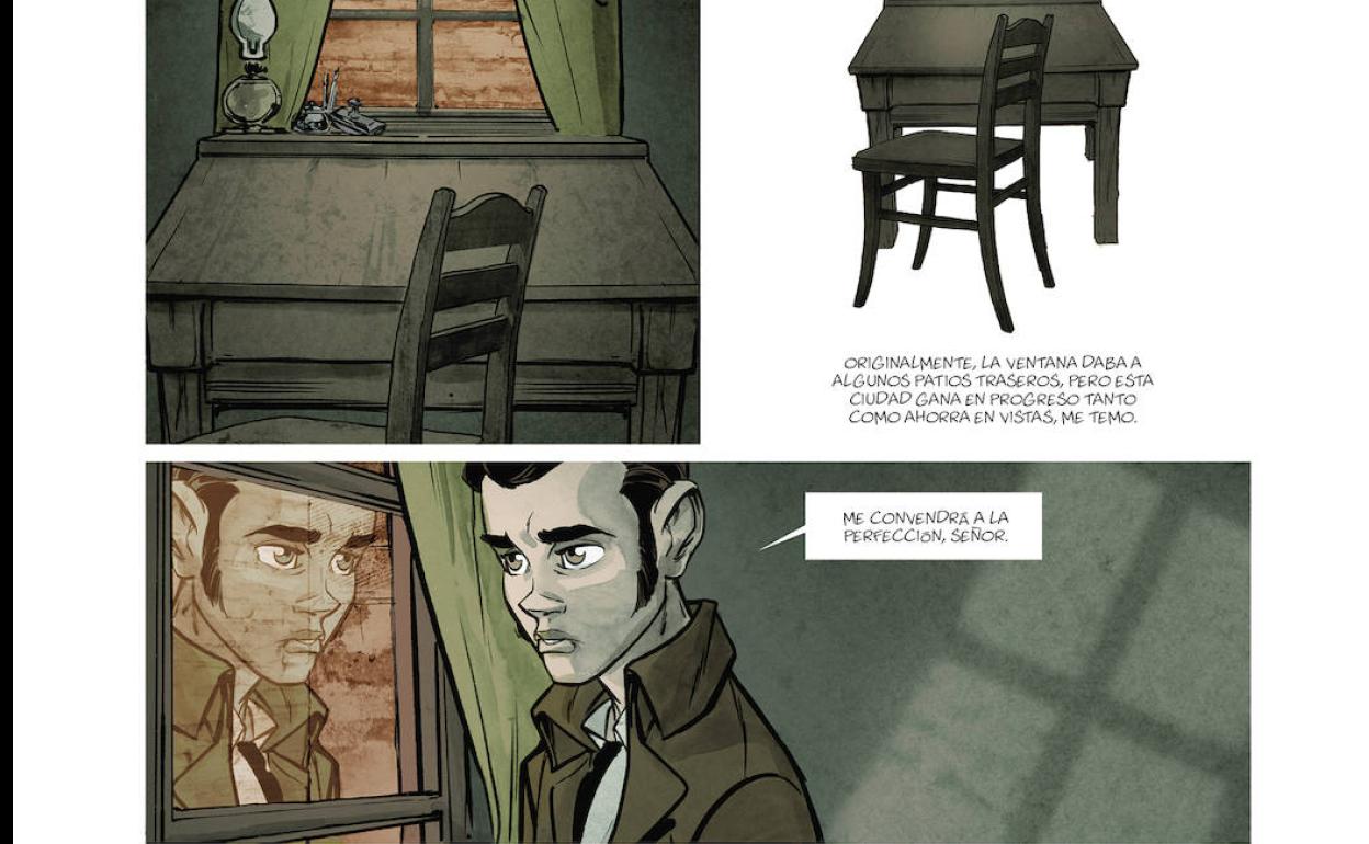 Una página del cómic de Munuera. 