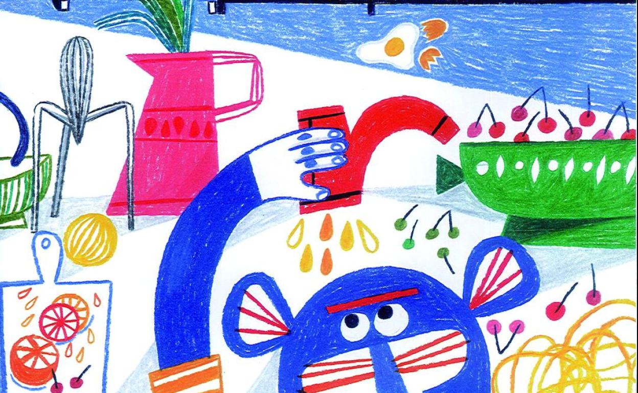 Ilustración de Gosia Herba para 'Calle Chicle, 5'. 