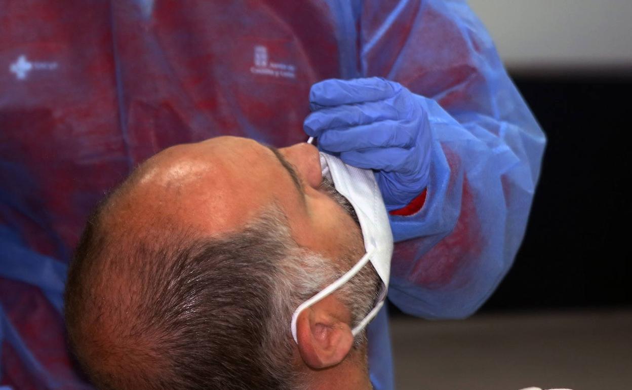 Prueba PCR, en una imagen de archivo.