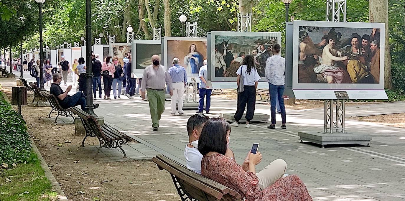 Fotos: Exposición en el Campo Grande de Valladolid de reproducciones de El Museo del Prado