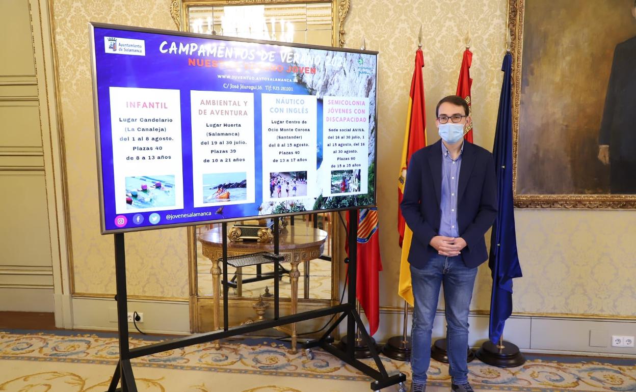 Ángel Fernández Silva, durante la presentación.