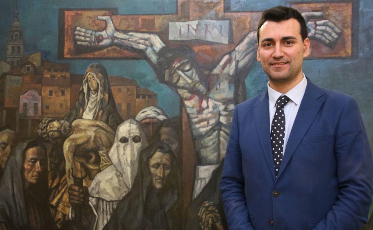 El alcalde de Medina de Rioseco, David Esteban.