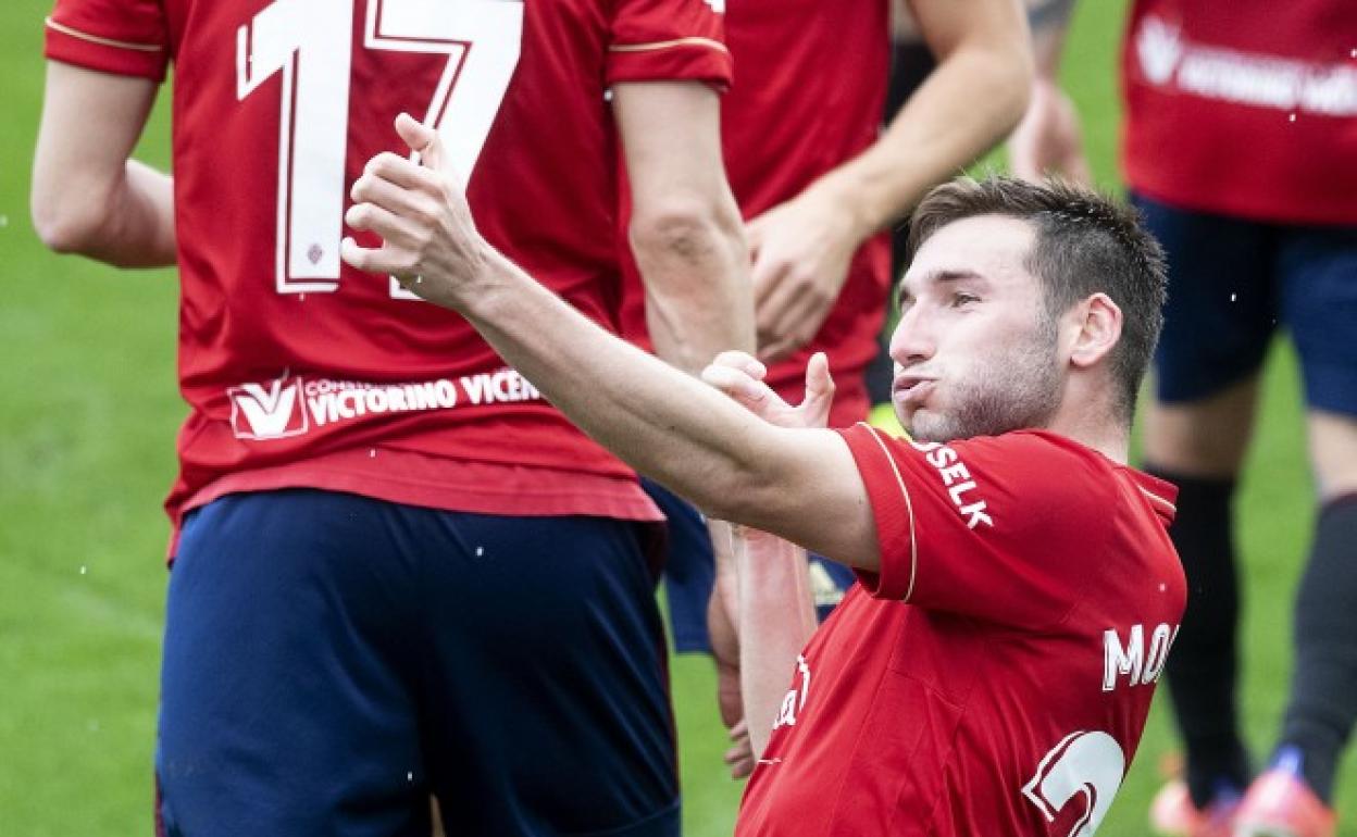 Jon Moncayola, con Osasuna.