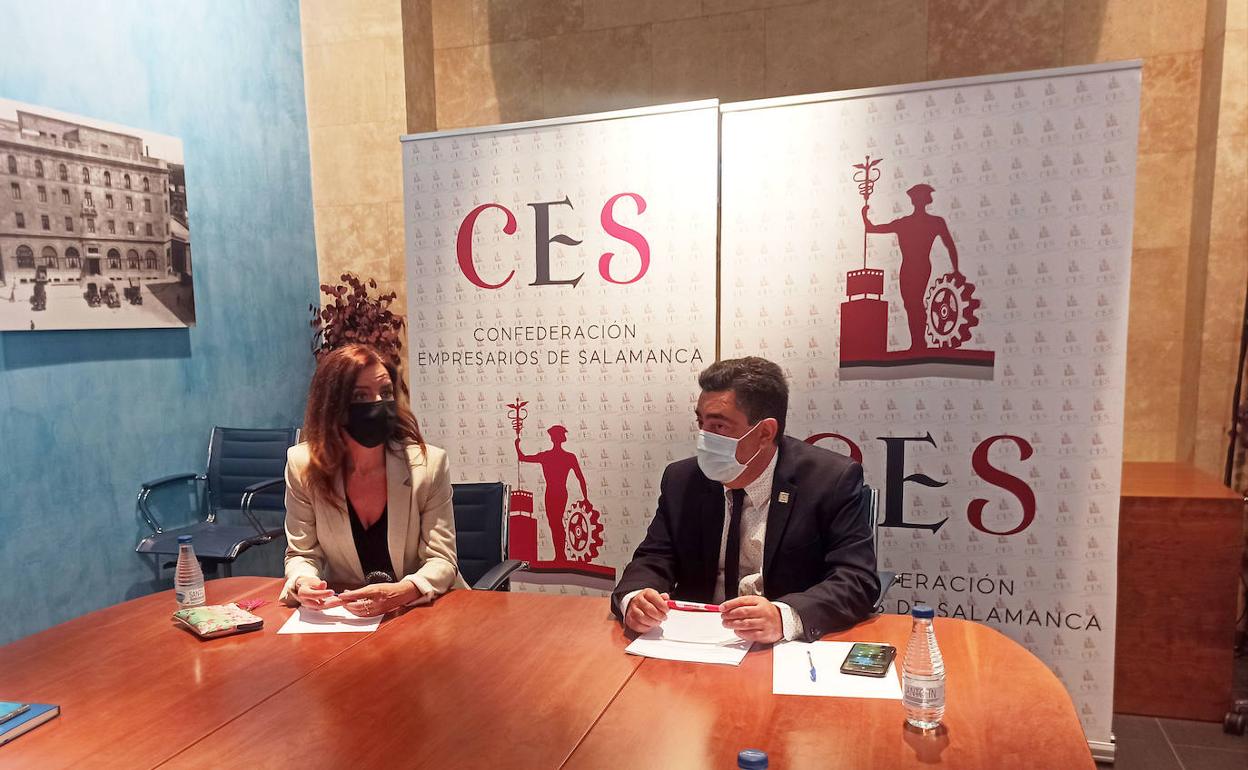 CES traslada a Ana Carlota Amigo las necesidades del tejido empresarial y pide rapidez con las ayudas