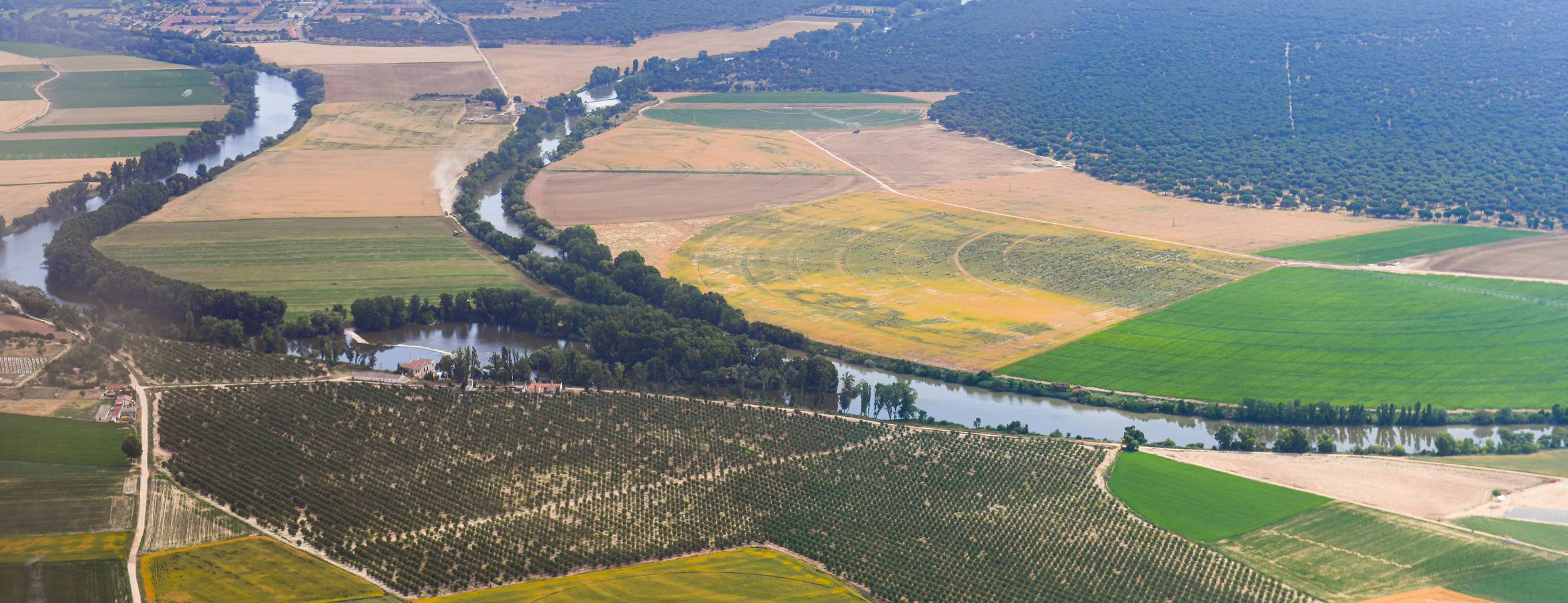 Fotos: Simancas y Tordesillas a vista de pájaro